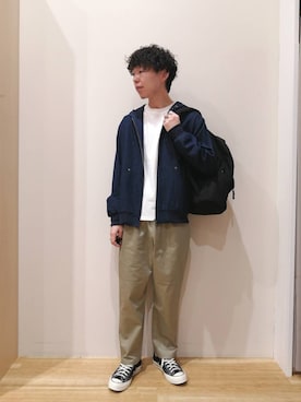 「ここでしか手に入らない別注アイテム」｜「アイテム（その他アウター）」を使った、takataさん（メンズ・173cm）の春コーディネート