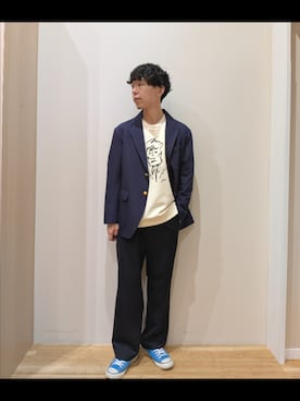 「イチ推しジャケットスタイル」｜「アイテム（その他アウター）」を使った、takataさん（メンズ・173cm）の秋コーディネート
