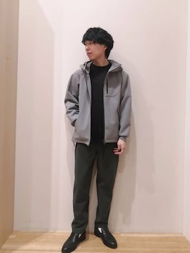 「アイテム（マウンテンパーカー）」を使った、takataさん（メンズ・173cm）の秋コーディネート
