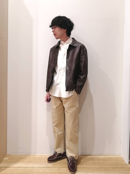 ブロード ラウンドカラーシャツ