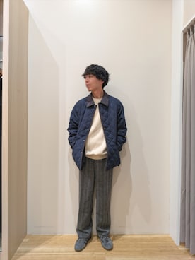 「アイテム（その他トップス）」を使った、takataさん（メンズ・173cm）の冬コーディネート