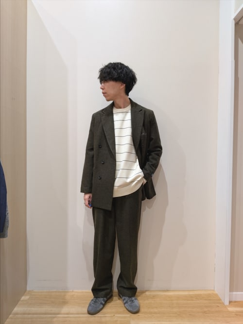 セール】ウール混ダブルブレストジャケット（その他アウター）｜ITEMS