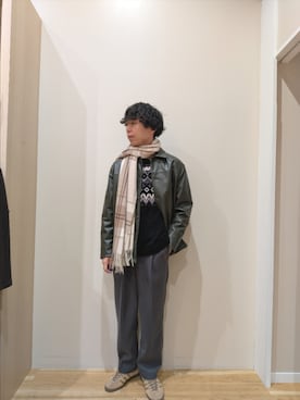 「アイテム（その他アウター）」を使った、takataさん（メンズ・173cm）の冬コーディネート