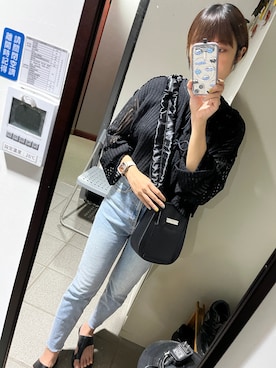 「un/neu（アンノイ）のアイテム」を使った、Kaya さん（骨格ストレート・レディース・162cm）の夏コーディネート