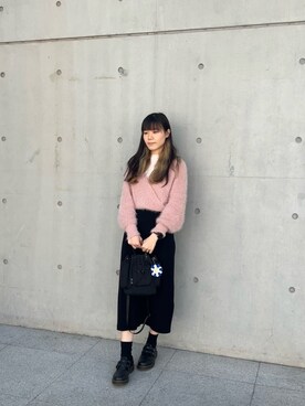 「DOUGHNUT（ドーナッツ）のアイテム」を使った、lovemarkさん（レディース・167cm）の冬コーディネート