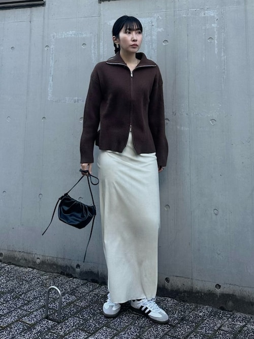 TODAYFUL（トゥデイフル）の「Pencil Velour Skirt（スカート