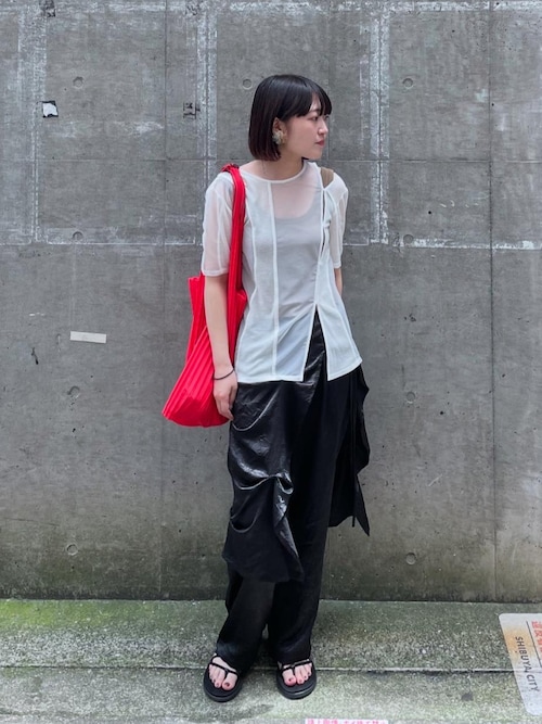 セール】【led.tokyo】シアードッキングTEE（Tシャツ/カットソー
