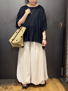 「rps（アールピーエス）のアイテム（Tシャツ/カットソー）」を使った、rps_freakさん（レディース・162cm）の夏コーディネート