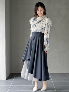 「rps（アールピーエス）のアイテム（スカート）」を使った、rps_freakさん（レディース・164cm）の秋コーディネート