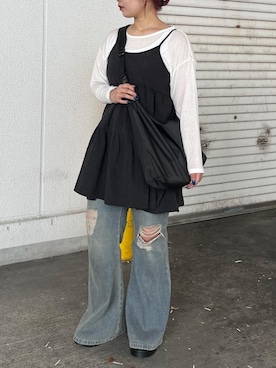 「アイテム（チュニック）」を使った、rps_freakさん（レディース・158cm）の秋コーディネート