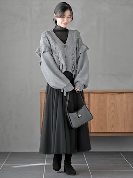 「チュールスカート」｜rps_freakさん（レディース・164cm）の秋コーディネート