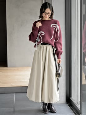 「rps（アールピーエス）のアイテム（スカート）」を使った、rps_freakさん（レディース・164cm）の秋コーディネート