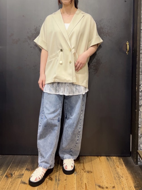 PRIDE 半袖チュニック レイヤードデザイン PRIDE 半袖チュニック レイヤードデザイン