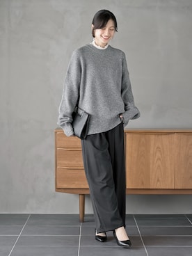 「アイテム（セットアップ）」を使った、rps_freakさん（レディース・164cm）の冬コーディネート