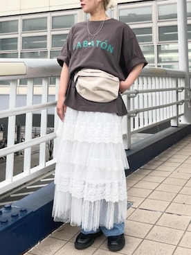 「rps（アールピーエス）のアイテム（トップス）」を使った、rps_freakさん（レディース・158cm）の春コーディネート