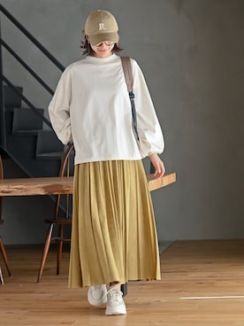 「rps（アールピーエス）のアイテム（スカート）」を使った、rps_freakさん（レディース・164cm）の夏コーディネート