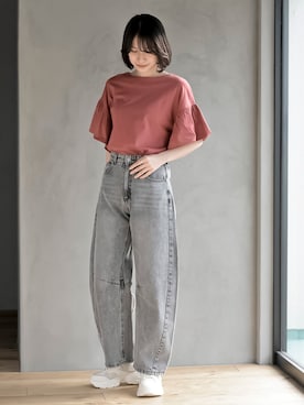 「rps（アールピーエス）のアイテム（Tシャツ/カットソー）」を使った、rps_freakさん（レディース・164cm）の夏コーディネート