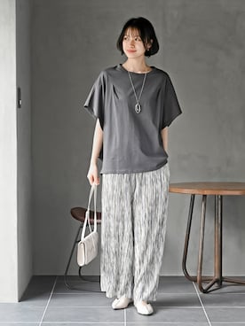 「rps（アールピーエス）のアイテム（Tシャツ/カットソー）」を使った、rps_freakさん（レディース・164cm）の夏コーディネート