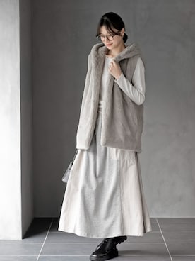 「rps（アールピーエス）のアイテム（スカート）」を使った、rps_freakさん（レディース・164cm）の秋コーディネート