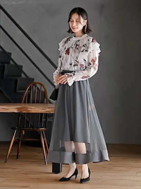 「rps（アールピーエス）のアイテム（スカート）」を使った、rps_freakさん（レディース・164cm）の秋コーディネート