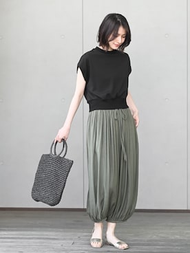 「rps（アールピーエス）のアイテム（パンツ）」を使った、rps_freakさん（レディース・164cm）の夏コーディネート