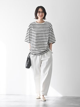 「rps（アールピーエス）のアイテム（Tシャツ/カットソー）」を使った、rps_freakさん（レディース・164cm）の夏コーディネート