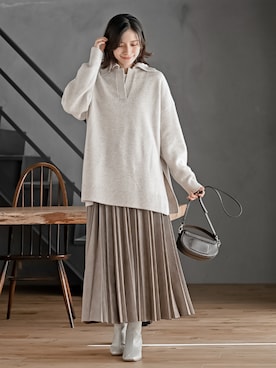 「rps（アールピーエス）のアイテム（スカート）」を使った、rps_freakさん（レディース・164cm）の秋コーディネート