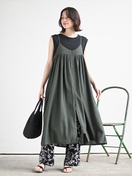 レーヨン麻キャミワンピース（ワンピース）｜rps（アールピーエス）の