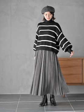 「rps（アールピーエス）のアイテム（スカート）」を使った、rps_freakさん（レディース・164cm）の秋コーディネート