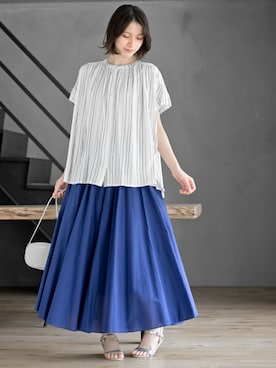 「rps（アールピーエス）のアイテム（スカート）」を使った、rps_freakさん（レディース・164cm）の夏コーディネート