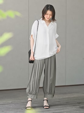 「rps（アールピーエス）のアイテム（パンツ）」を使った、rps_freakさん（レディース・164cm）の夏コーディネート