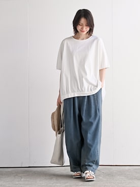 「rps（アールピーエス）のアイテム（パンツ）」を使った、rps_freakさん（レディース・164cm）の夏コーディネート