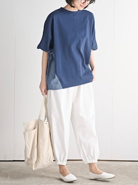 「rps（アールピーエス）のアイテム（Tシャツ/カットソー）」を使った、rps_freakさん（レディース・164cm）の夏コーディネート