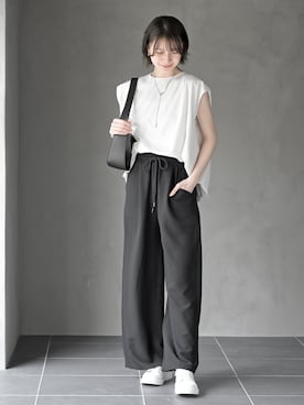 「rps（アールピーエス）のアイテム（パンツ）」を使った、rps_freakさん（レディース・164cm）の夏コーディネート