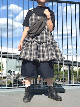 「アイテム（チュニック）」を使った、rps_freakさん（レディース・157cm）の秋コーディネート
