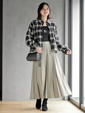 「rps（アールピーエス）のアイテム（スカート）」を使った、rps_freakさん（レディース・164cm）の秋コーディネート