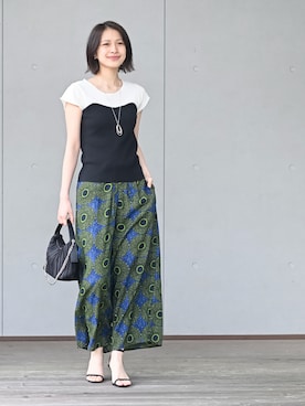 「rps（アールピーエス）のアイテム（パンツ）」を使った、rps_freakさん（レディース・164cm）の夏コーディネート