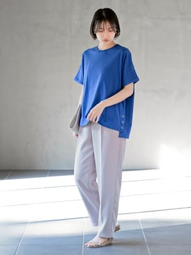 「rps（アールピーエス）のアイテム（Tシャツ/カットソー）」を使った、rps_freakさん（レディース・164cm）の夏コーディネート