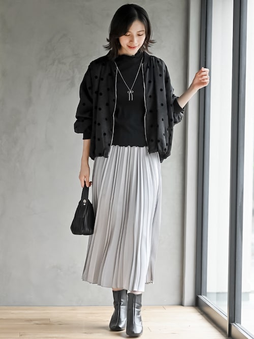 【新品未使用】STYLEDELIアコーディオンランダムプリーツスカート ランダムアコーディオンプリーツスカート（スカート）｜rps