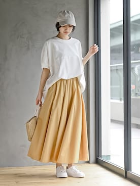 「rps（アールピーエス）のアイテム（Tシャツ/カットソー）」を使った、rps_freakさん（レディース・164cm）の夏コーディネート
