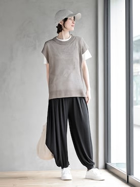 「rps（アールピーエス）のアイテム（パンツ）」を使った、rps_freakさん（レディース・164cm）の夏コーディネート