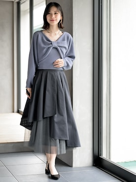 「rps（アールピーエス）のアイテム（スカート）」を使った、rps_freakさん（レディース・164cm）の秋コーディネート