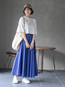 「rps（アールピーエス）のアイテム（Tシャツ/カットソー）」を使った、rps_freakさん（レディース・164cm）の夏コーディネート
