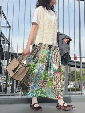 「rps（アールピーエス）のアイテム（トップス）」を使った、rps_freakさん（レディース・159cm）の春コーディネート