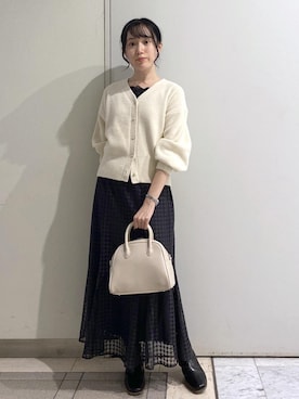 「アイテム（タンクトップ）」を使った、ゆたさん（レディース・155cm）の秋コーディネート