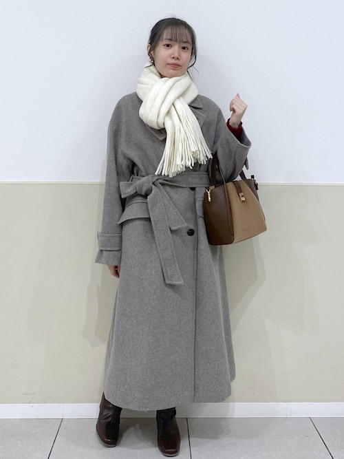 セール】JAPAN FABRIC スタンドカラーロングコート/一部WEB限定カラー