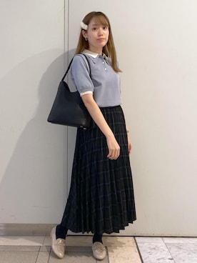 「アイテム（ヘアピン）」を使った、ゆたさん（レディース・155cm）の夏コーディネート