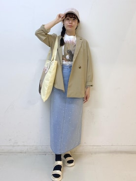 ゆたさん(レディース・155cm)の春コーディネート
