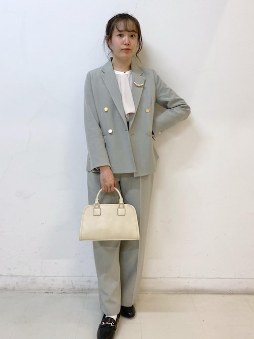 セール】【低身長・小柄さんサイズ】クリアツイル金ボタンジャケット