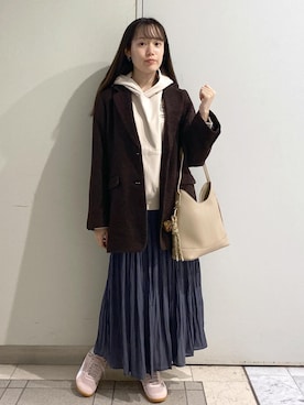 「アイテム（キーホルダー）」を使った、ゆたさん（レディース・155cm・20代）の秋コーディネート